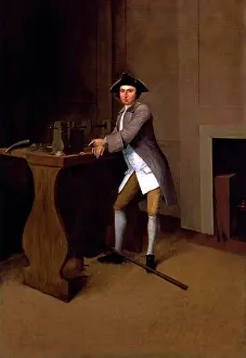 The Geffrye Museum Trust Limited: Portrait of a gentleman in an interior, at a lathe