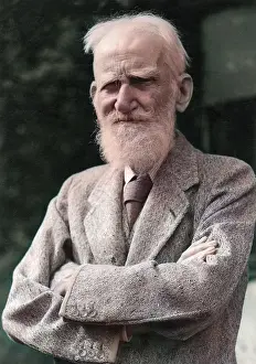 A portrait of George Bernard Shaw