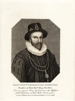 Aberdeenshire: Portrait of George Keith, 4th Earl Marechal, c. 1553-1623