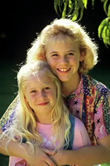 Tay001: Portrait of two girls outdoors