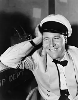 Pleasurable: Portrait of happy man on the job