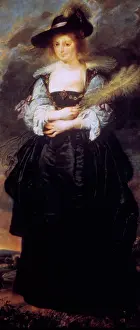 Helene: Portrait of HelEune Fourment, ca. 1638. oil on