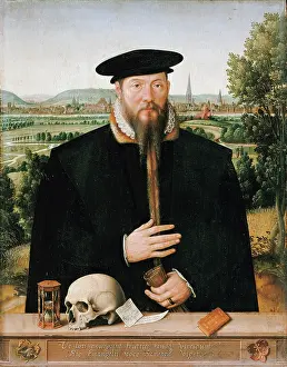 Minden: Portrait of Hermann Huddaeus by Ludger Tom Ring