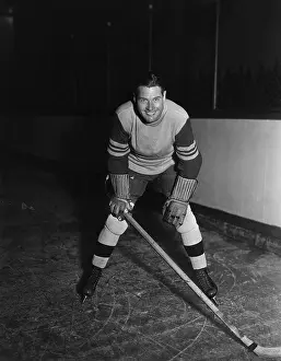 Rinks: Portrait of hockey player