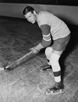 Rinks: Portrait of hockey player