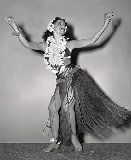 Hula: Portrait of a hula dancer