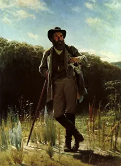 Kramskoi: Portrait of Ivan Shishkin