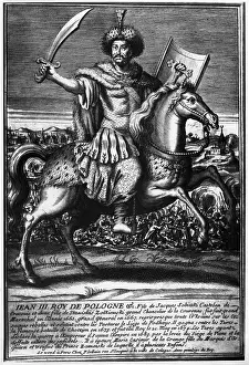 Sobieski: Portrait of John III Sobieski on horseback