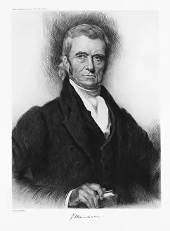 Traditionally: Portrait of John Marshall. Marshall was a