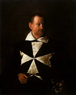 1609: Portrait of a Knight of Malta, by Caravaggio