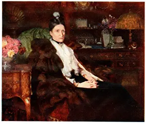 Baronet: Portrait of Lady Aird by Frank Dicksee