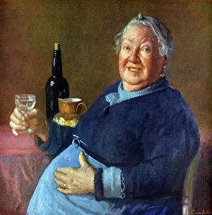 Rotund: Portrait of a Lady by George Belcher