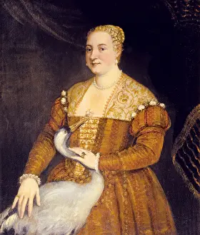 Veronese: Portrait of a Lady with a heron