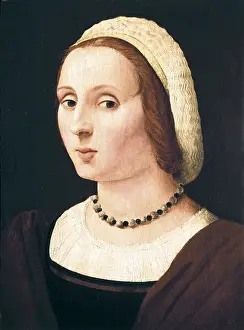 Cinquecento: Portrait of a lady, by Raphael
