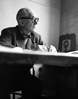 Hubmann: Portrait Le Corbusier