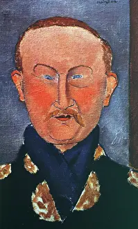 Izrailevich: Portrait of Leon Bakst by Amedeo Modigliani