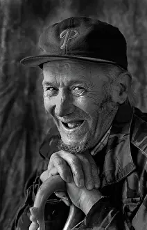 Galloway: Portrait of local character, Jake, Garlieston, SW Scotland