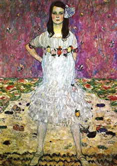 Confident: Portrait of Mada Primavesi, by Klimt
