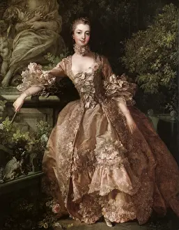 Boucher: Portrait of Madame de Pompadour, by Boucher