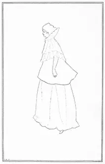 Beardsley: Portrait of Madame Rejane