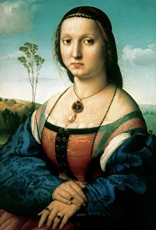 Raphael: Portrait of Maddalena Doni, by Raphael