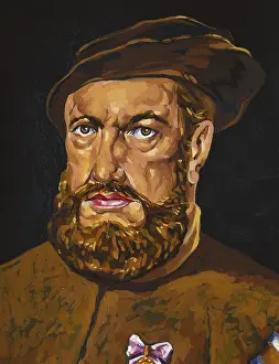 Domain: Portrait of Magalhaes. Spanish anonymous