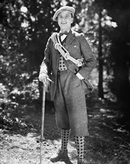 Anticipating: Portrait of male hiker