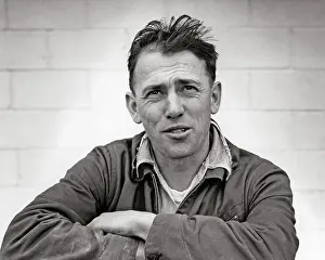 Everyman: Portrait of Man Farmer Farm Worker Everyman Looking