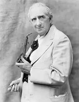 Sheepish: Portrait of a man with his pipe