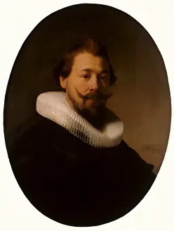 1632: Portrait of a Man with a Pointed Beard, by Rembrandt