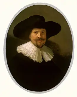 1634: Portrait of a Man with a Pointed Beard & a Wide-Brimmed Hat