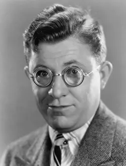 Impaired: Portrait of man with thick glasses