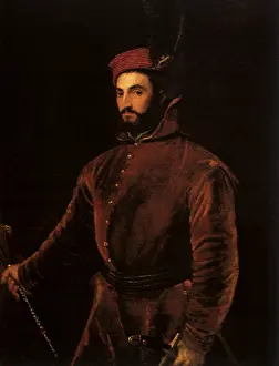 Titian: Portrait of a man, by Titian