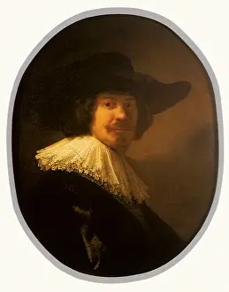 1635: Portrait of a Man in a Wide-Brimmed Hat