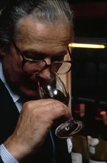 Sampling: Portrait -- man at a wine tasting