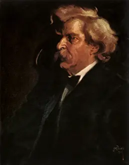 Flagg: Portrait of Mark Twain