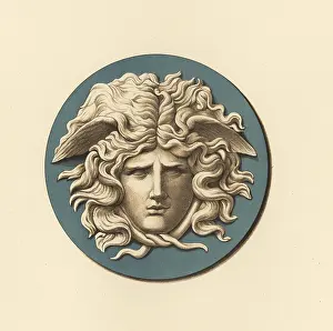 Griggs: Portrait medallion of the Medusa