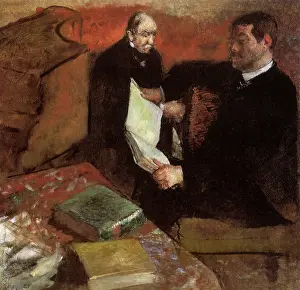 Degas: Portrait of Two Men, by Degas