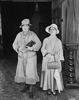 Handbags: Portrait of two middle aged women