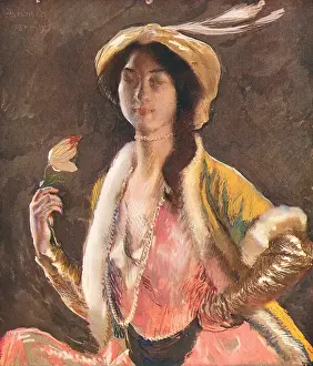 Besnard: Portrait Of Miss B