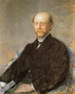 Moise: Portrait of Moise Dreyfuss, by Cassatt