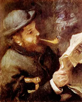 Smokes: Portrait of Monet, by Renoir