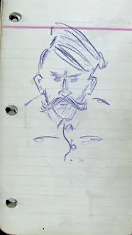 Moustached: Portrait of a moustached comrade