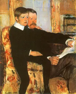 Kelso: Portrait of Mr Alexander J Cassatt and his Son