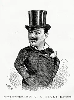 Entr: Portrait, Mr C A Jecks, Acting Manager, Adelphi Theatre