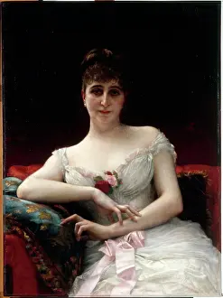 Halles: Portrait of Mrs Edouard Herve
