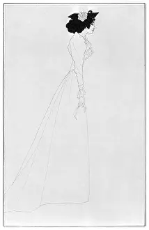 Beardsley: Portrait of Mrs Patrick Campbell