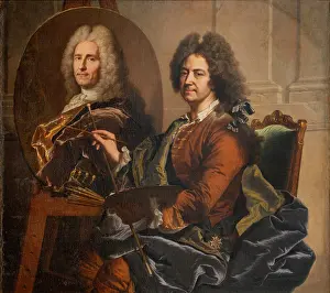 Easel: Portrait, Musee d'Art Hyacinthe Rigaud, Perpignan, France