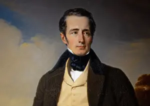 Lamartine: Portrait, Musee des Ursulines, Macon, Burgundy, France