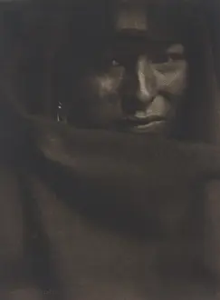 Kasebier: Portrait of a Native American man, original ?